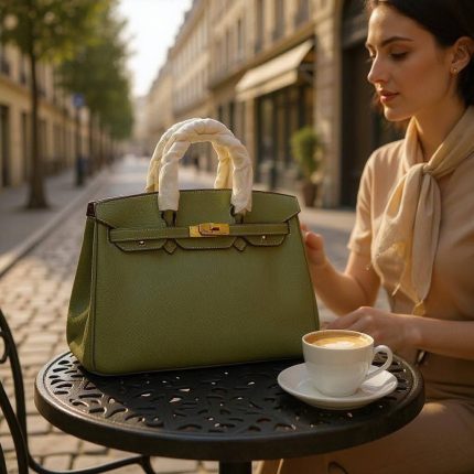 HERMES BIRKIN BAG GREY